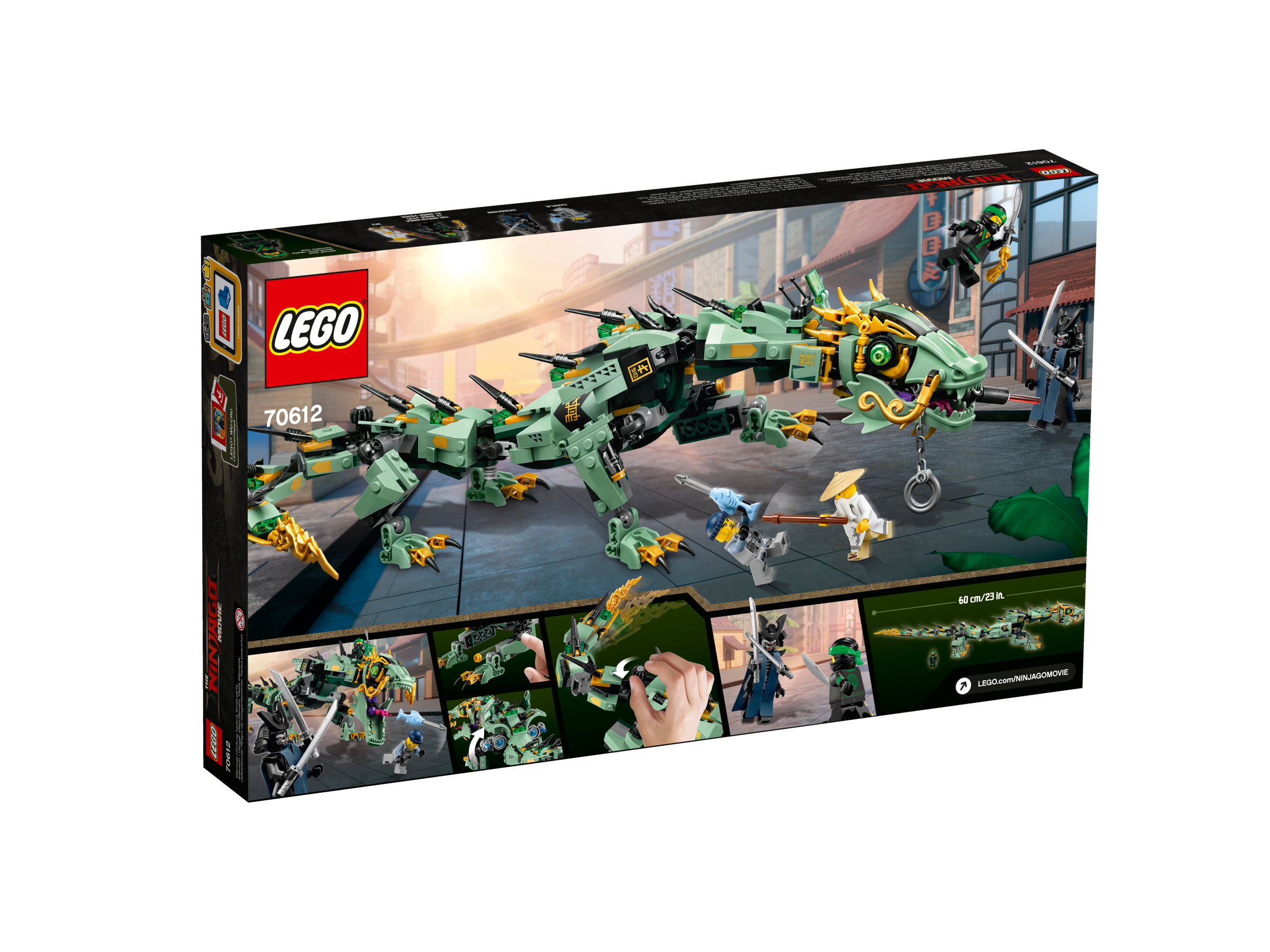 lego ninjago movie green ninja mech dragon
