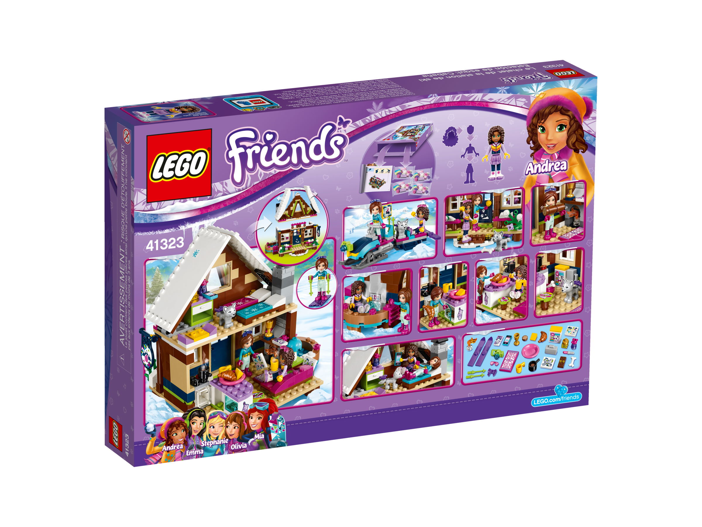 lego friends winter chalet