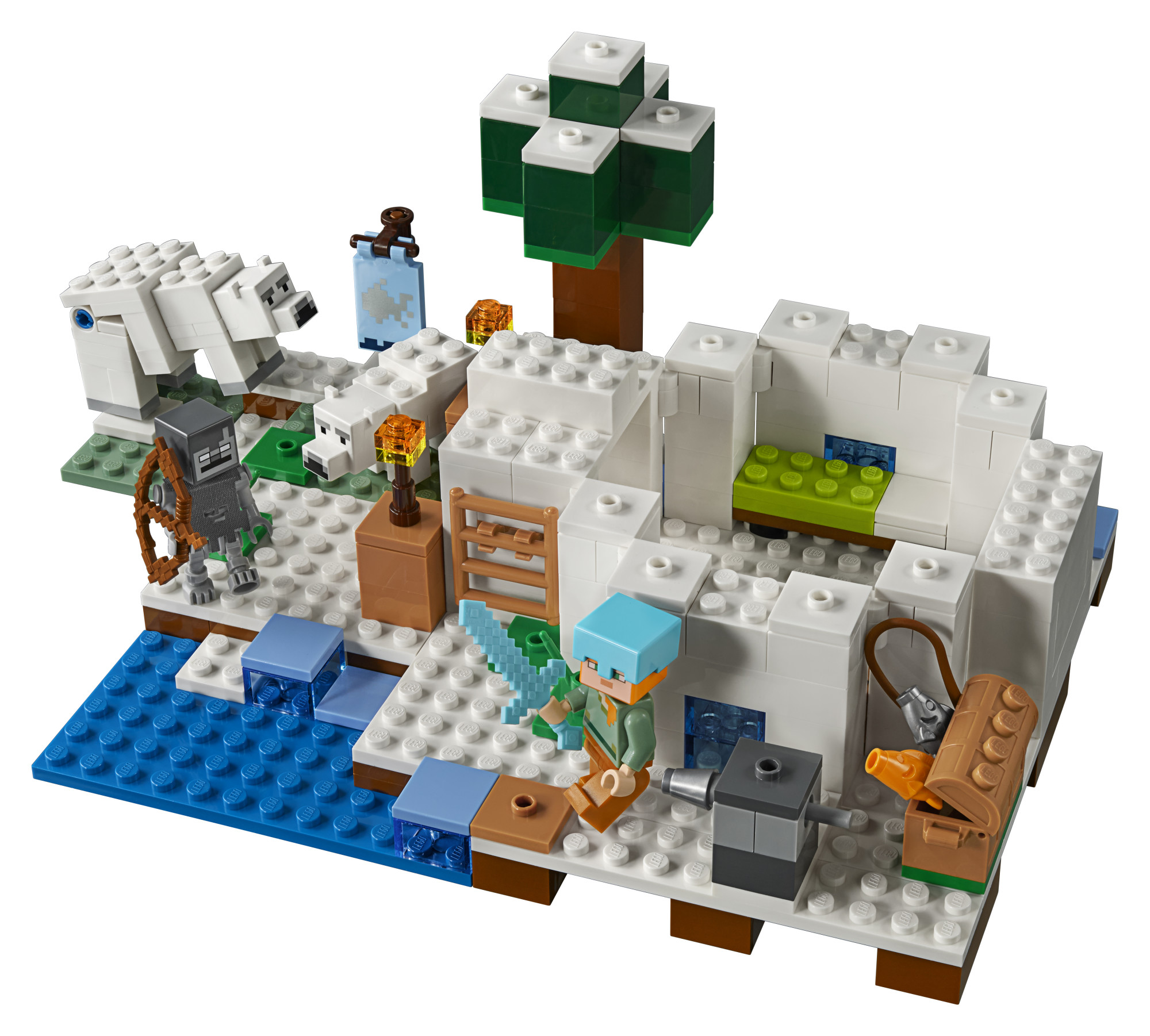 the polar igloo lego minecraft