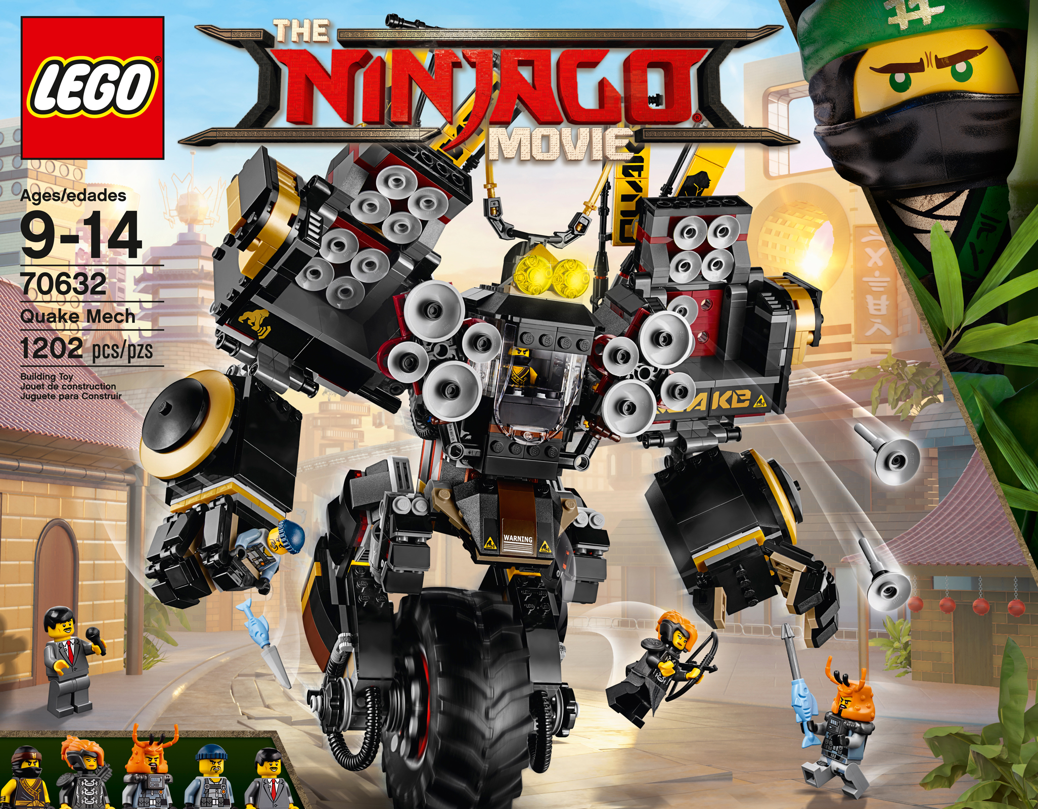 lego ninjago movie cole's quake mech