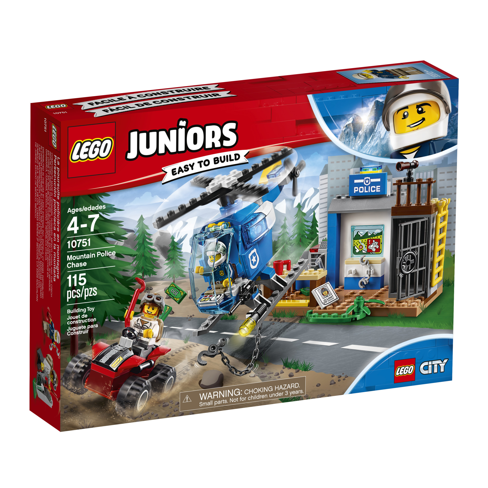 Nieuwheid Detecteerbaar Mellow LEGO City Juniors Mountain Police Chase 10751