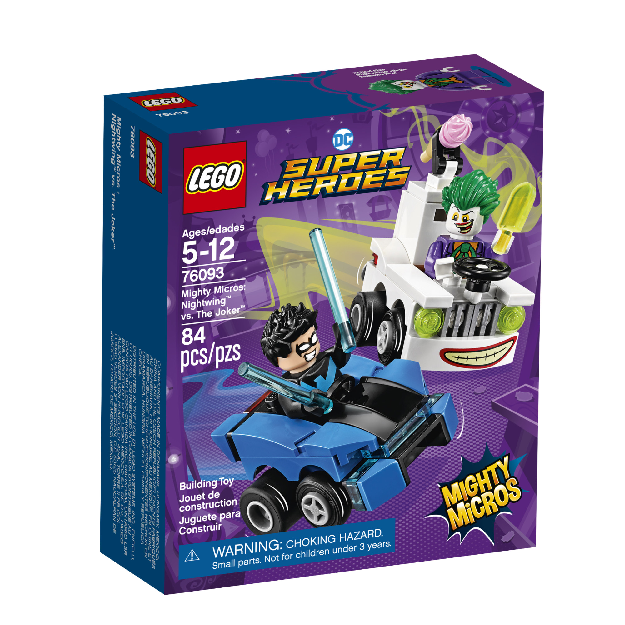 Lego Dc Super Heroes Mighty Micros Nightwing Vs The Joker 76093