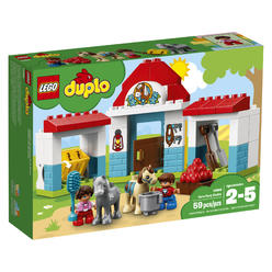 lego duplo town farm pony stable 10868 building blocks (59 piece)
