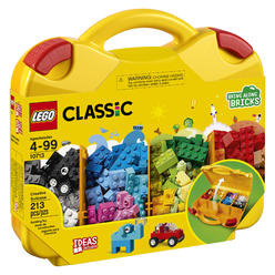 LEGO 9090672 Plastic Classic Creative Suitcase&#44; Multi Color - 213 Piece