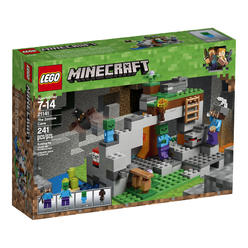 LEGO Bobeey lego minecraft the zombie cave 21141 building kit with popular minecraft characters steve and zombie figure, separate tnt toy,