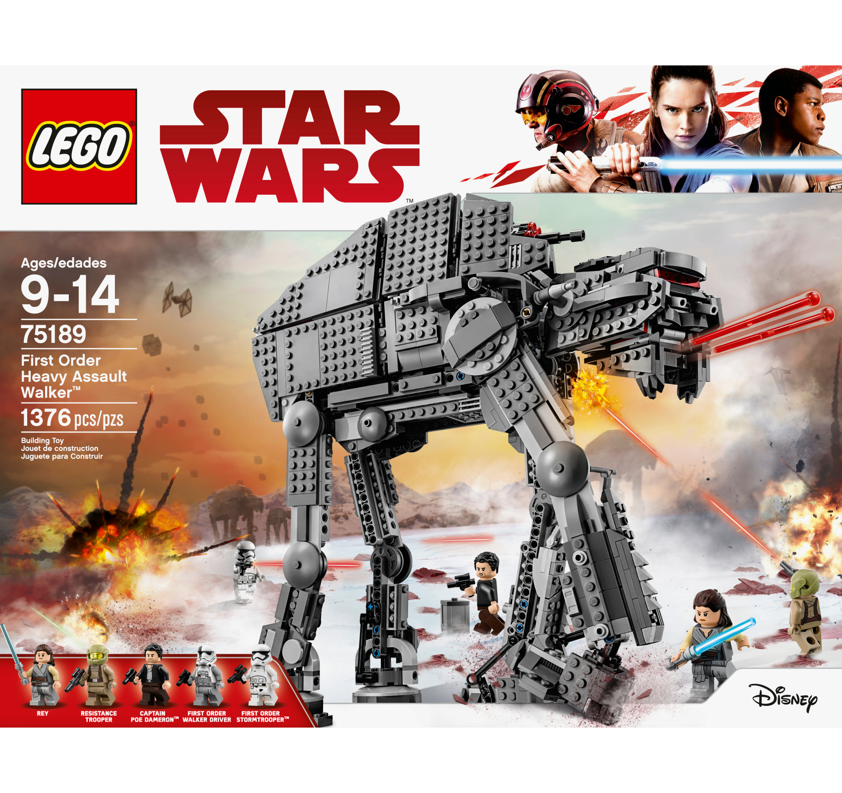 LEGO ® Star Wars First Order Heavy Assault Walker 75188 75179 TIE Fighter