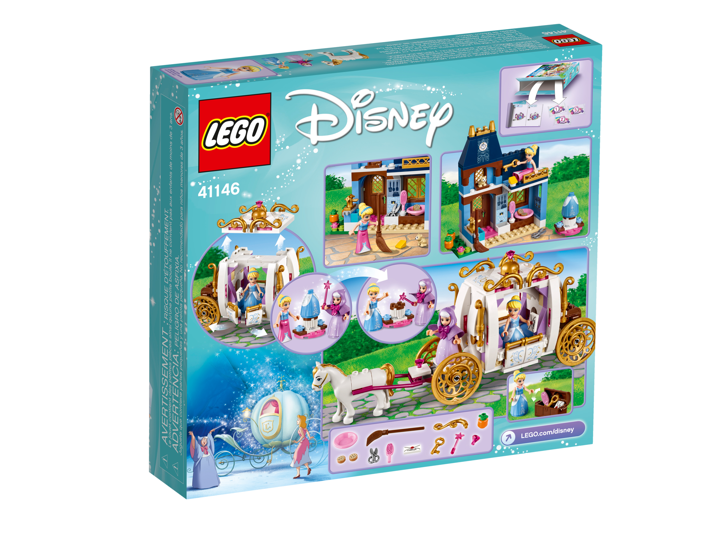 cinderella carriage lego set