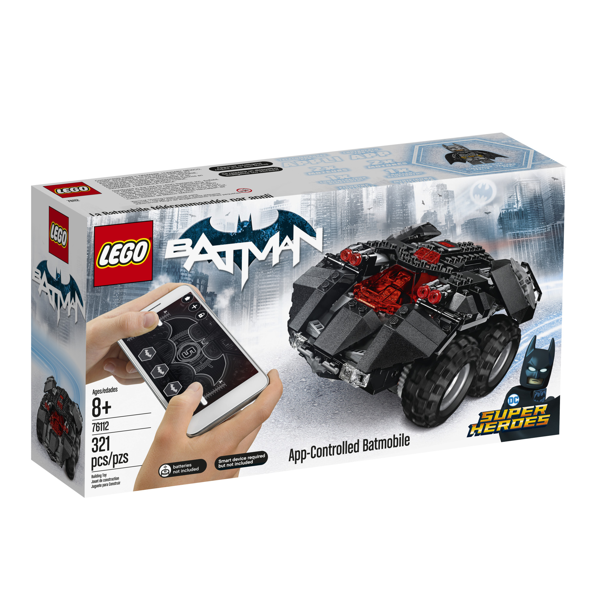 LEGO Super Heroes App-Controlled Batmobile - 76112