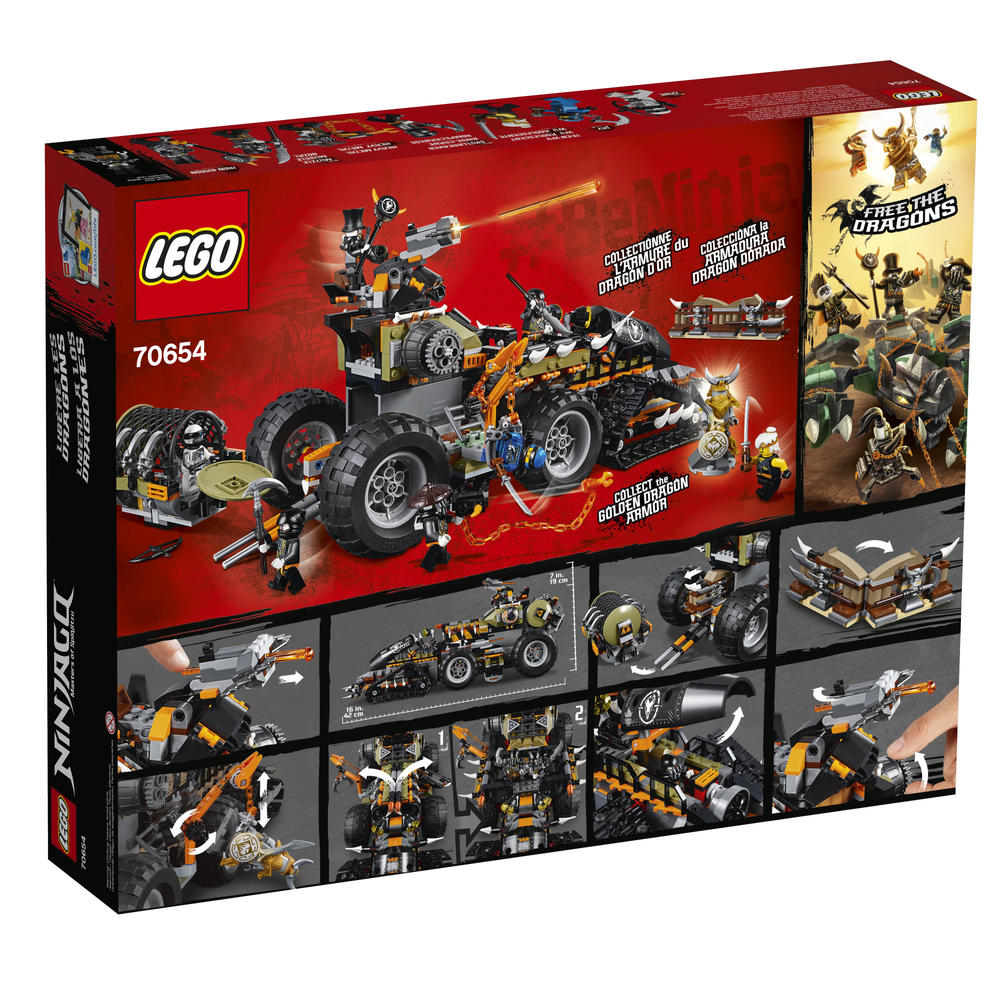 LEGO Ninjago Dieselnaut Tank Play Set - 70654