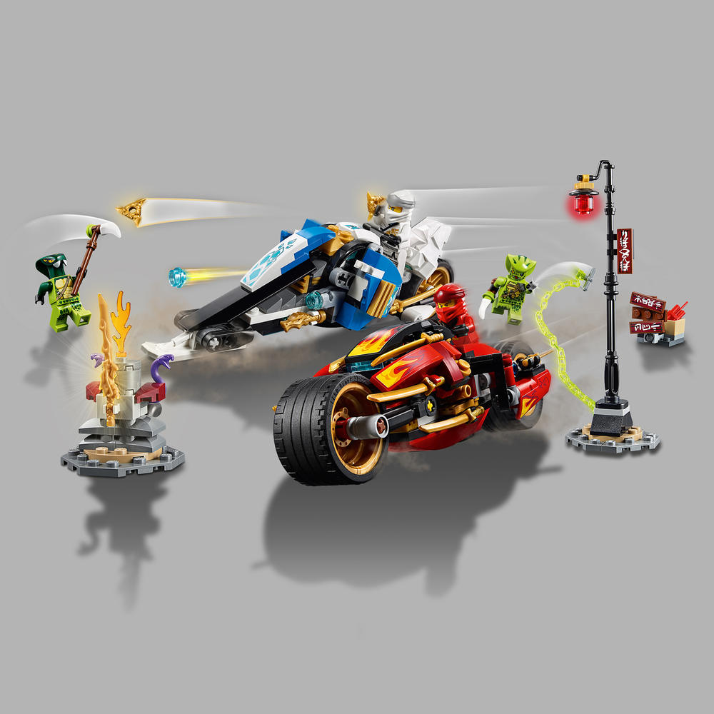LEGO Kai's Blade Cycle & Zane's Snowmobile