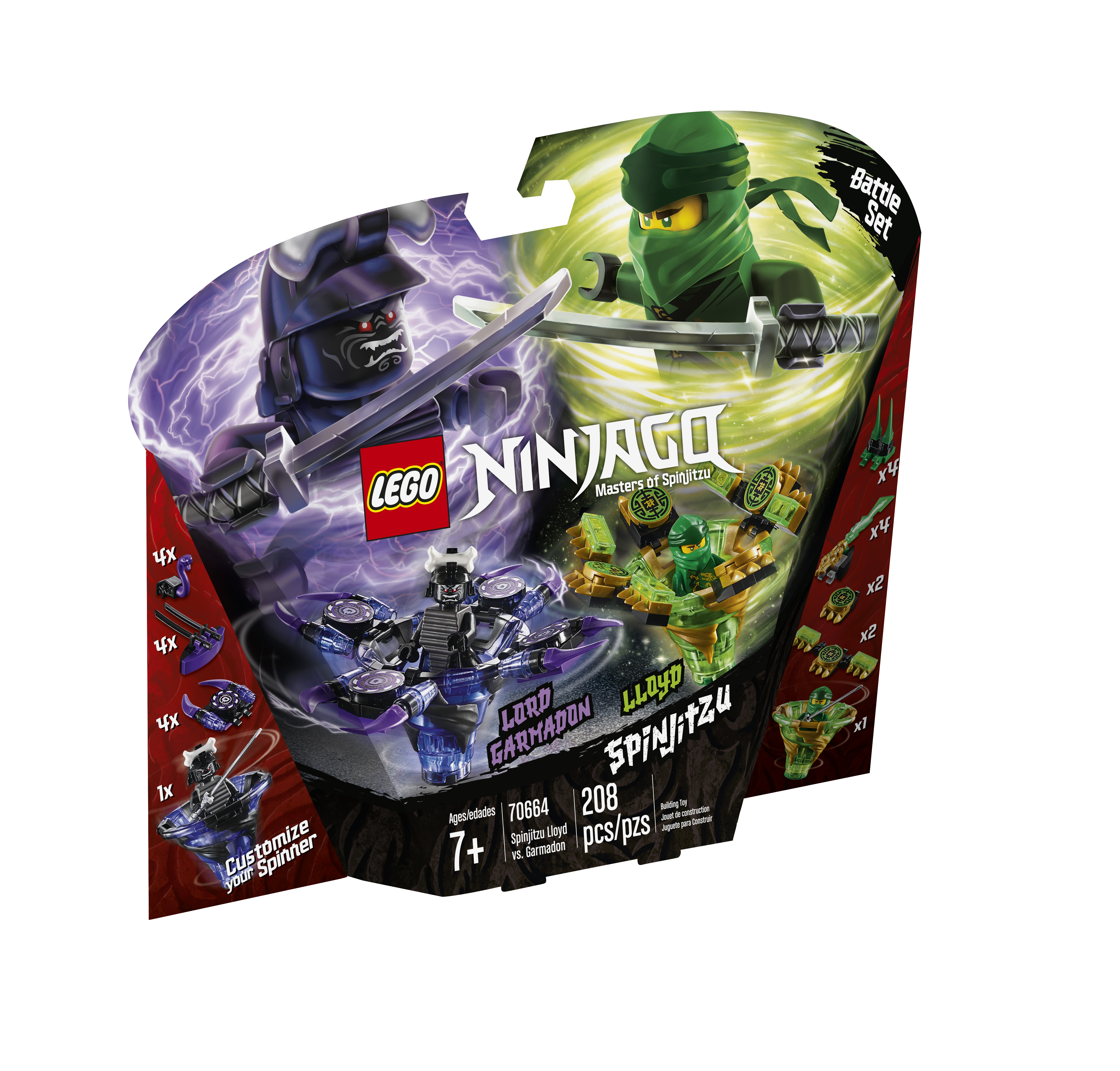 lego ninjago garmadon spinner