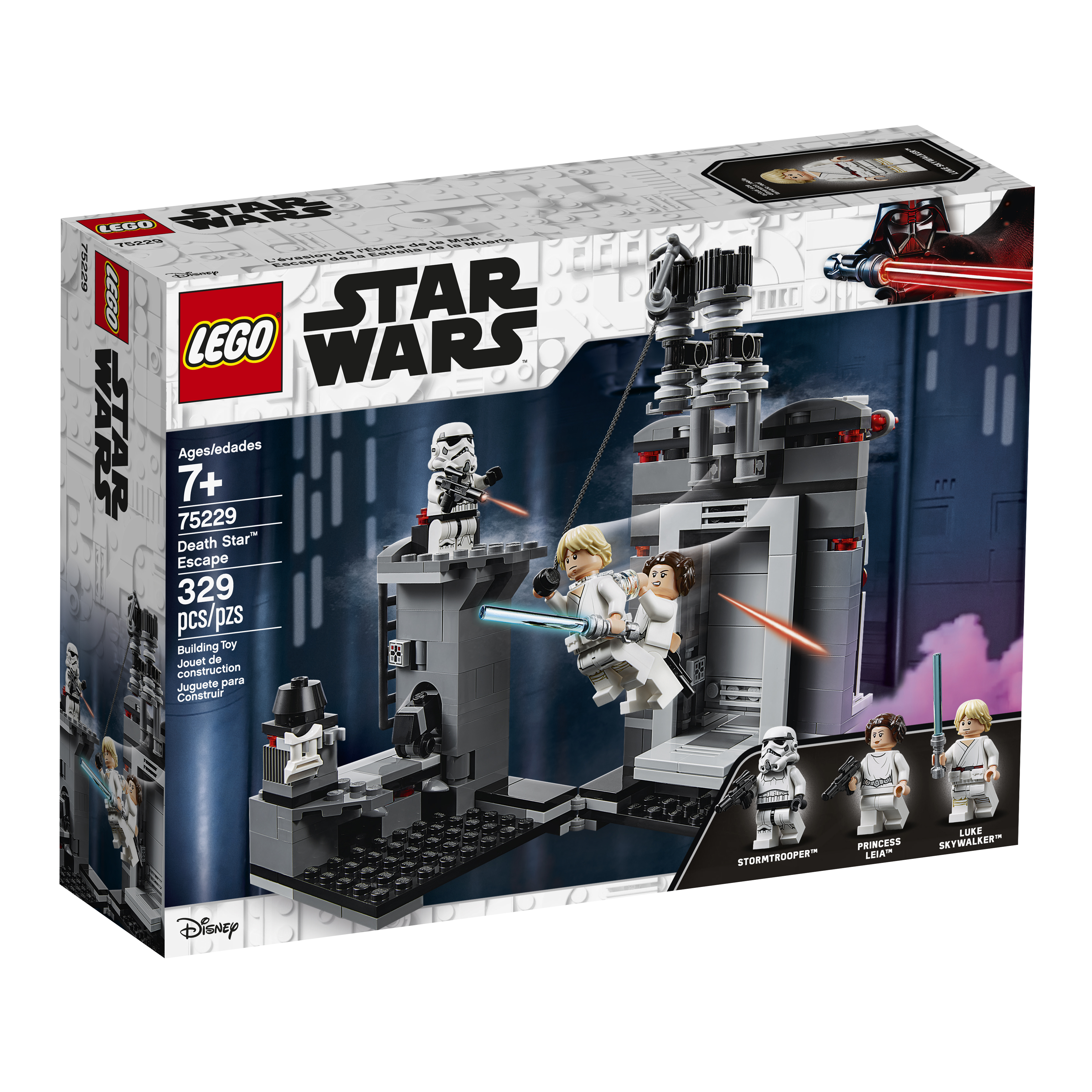 LEGO Death Star escape scenes with 