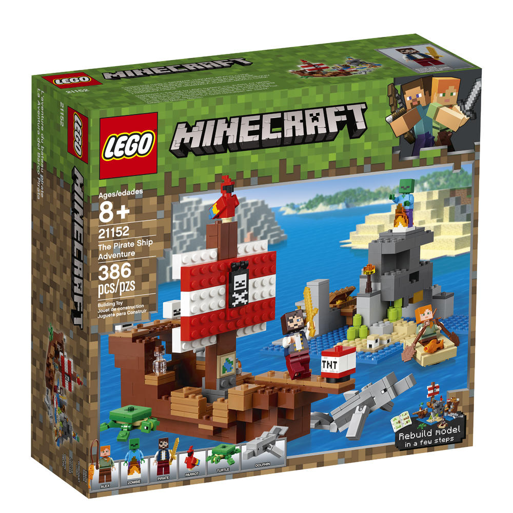 LEGO Minecraft™ Pirate Ship Adventure set