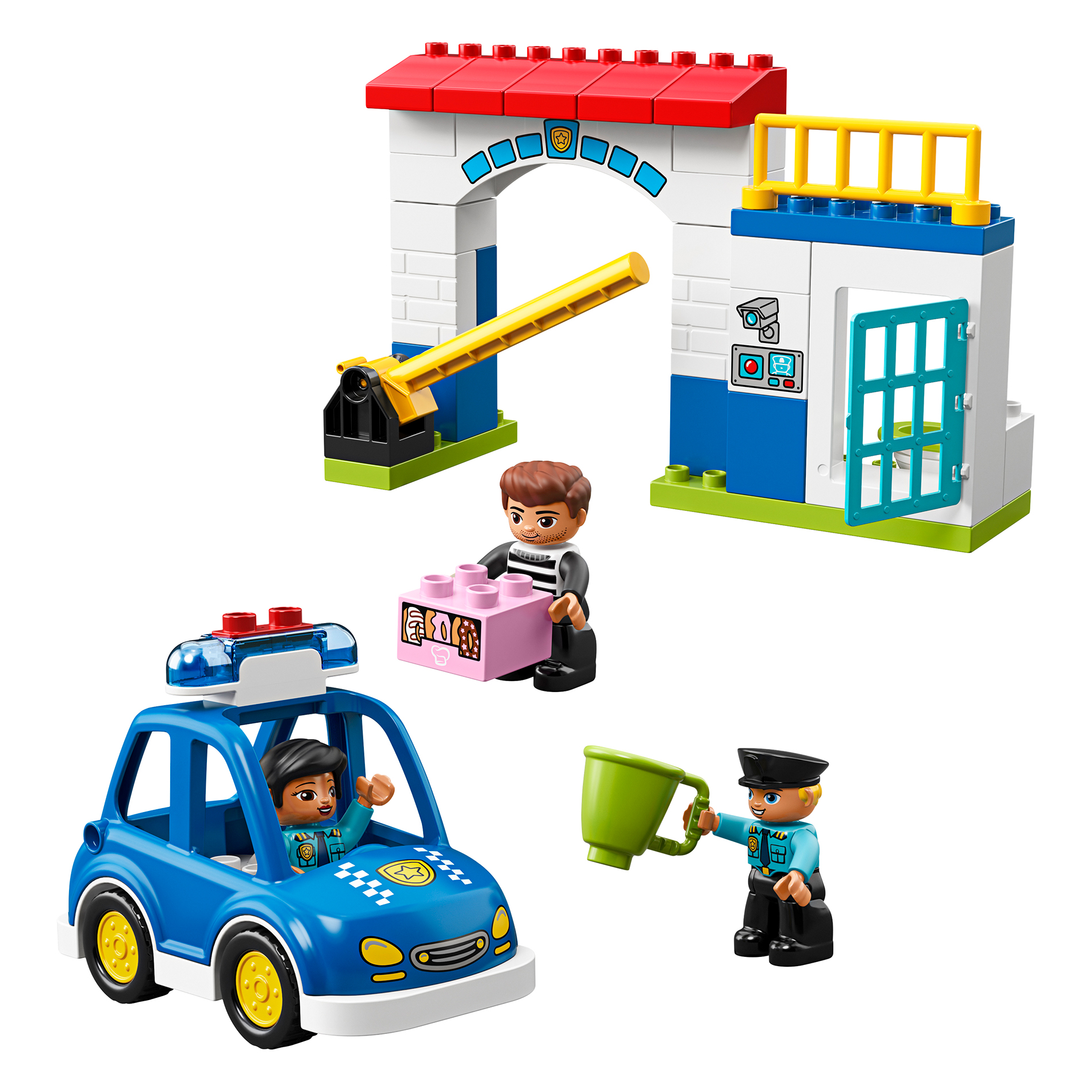 lego police car with working lights