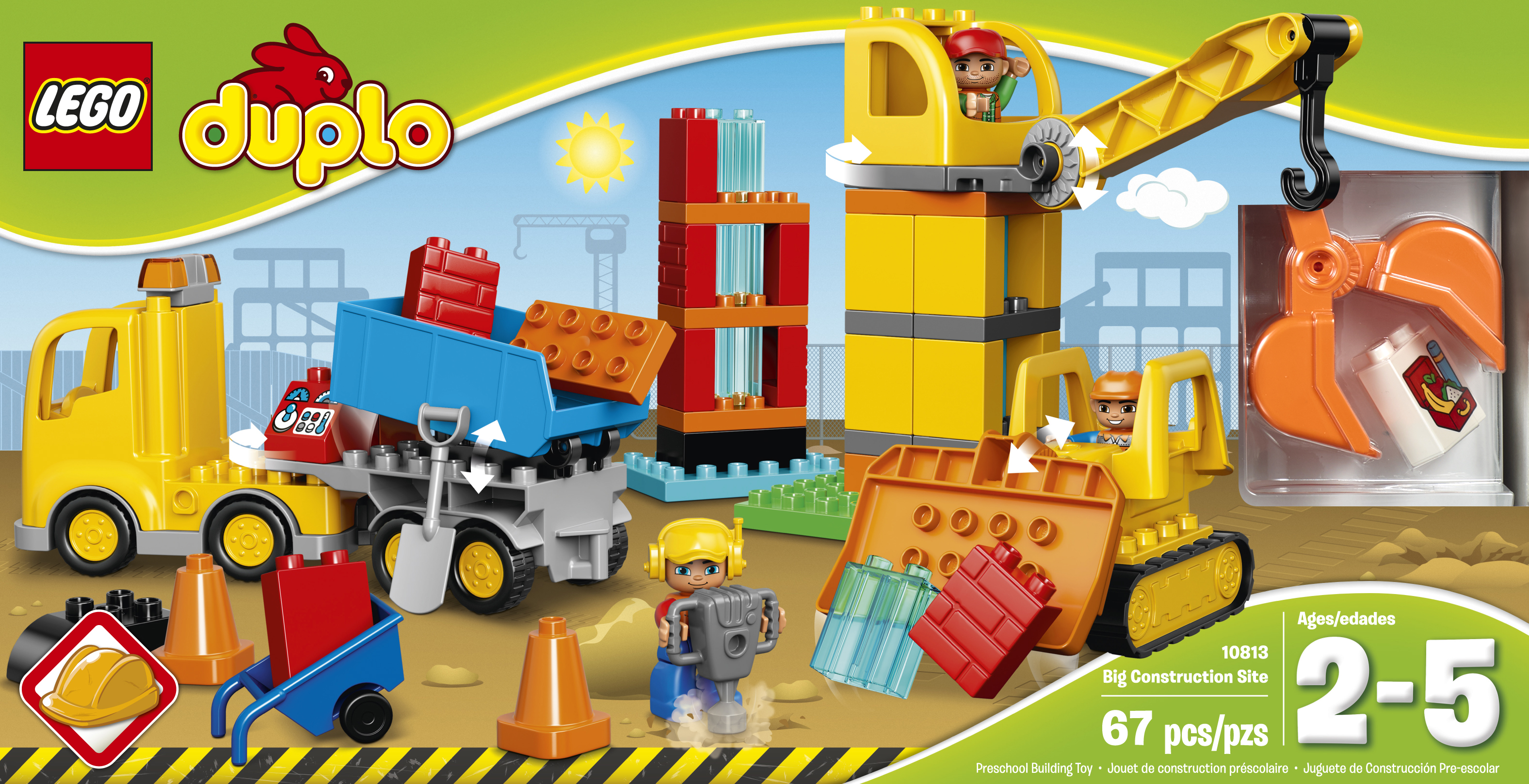 lego duplo town big construction site 10813