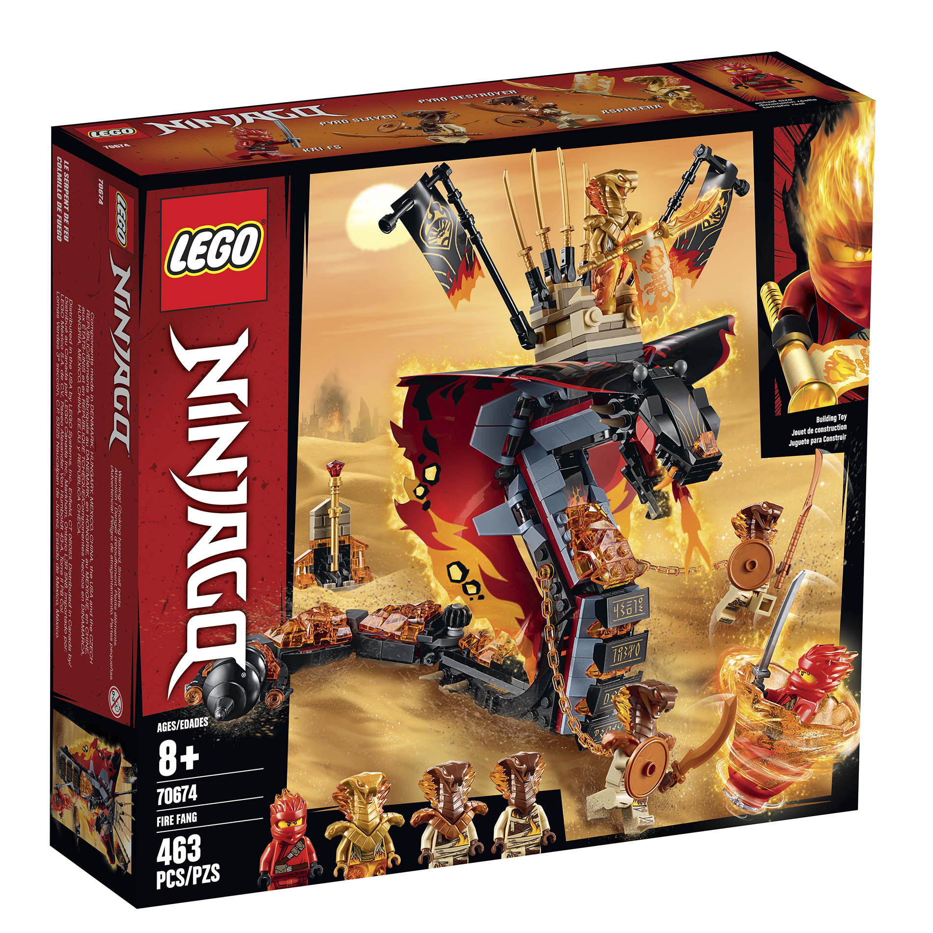 fire ninja lego