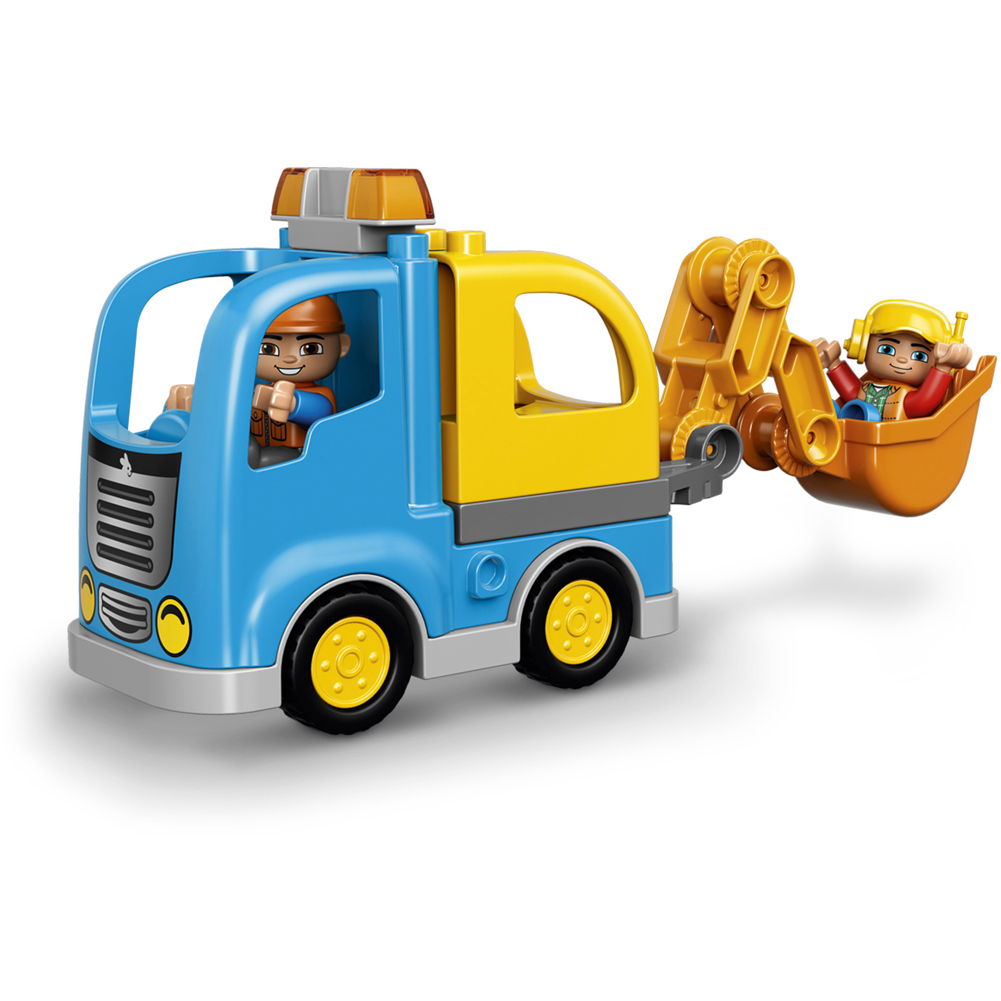 duplo digger and truck