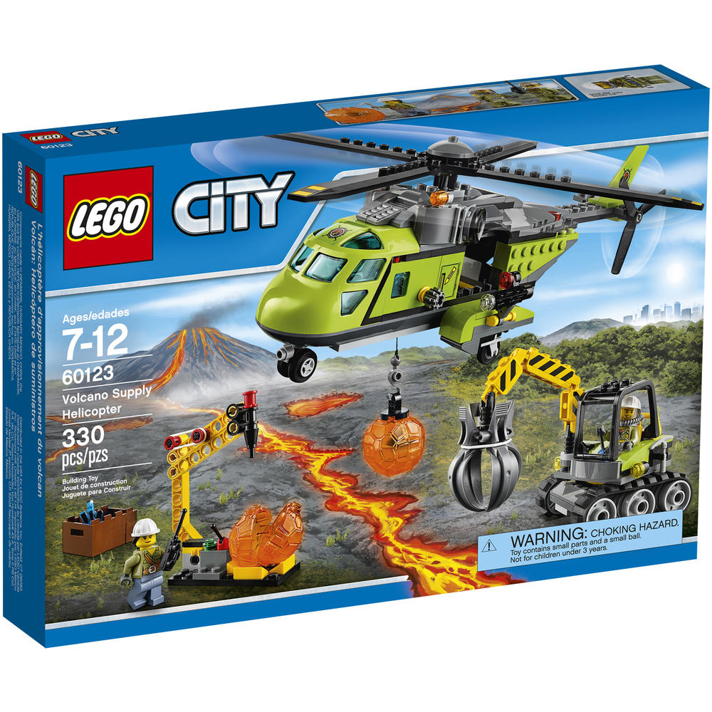 LEGO City Volcano Supply Helicopter #60123