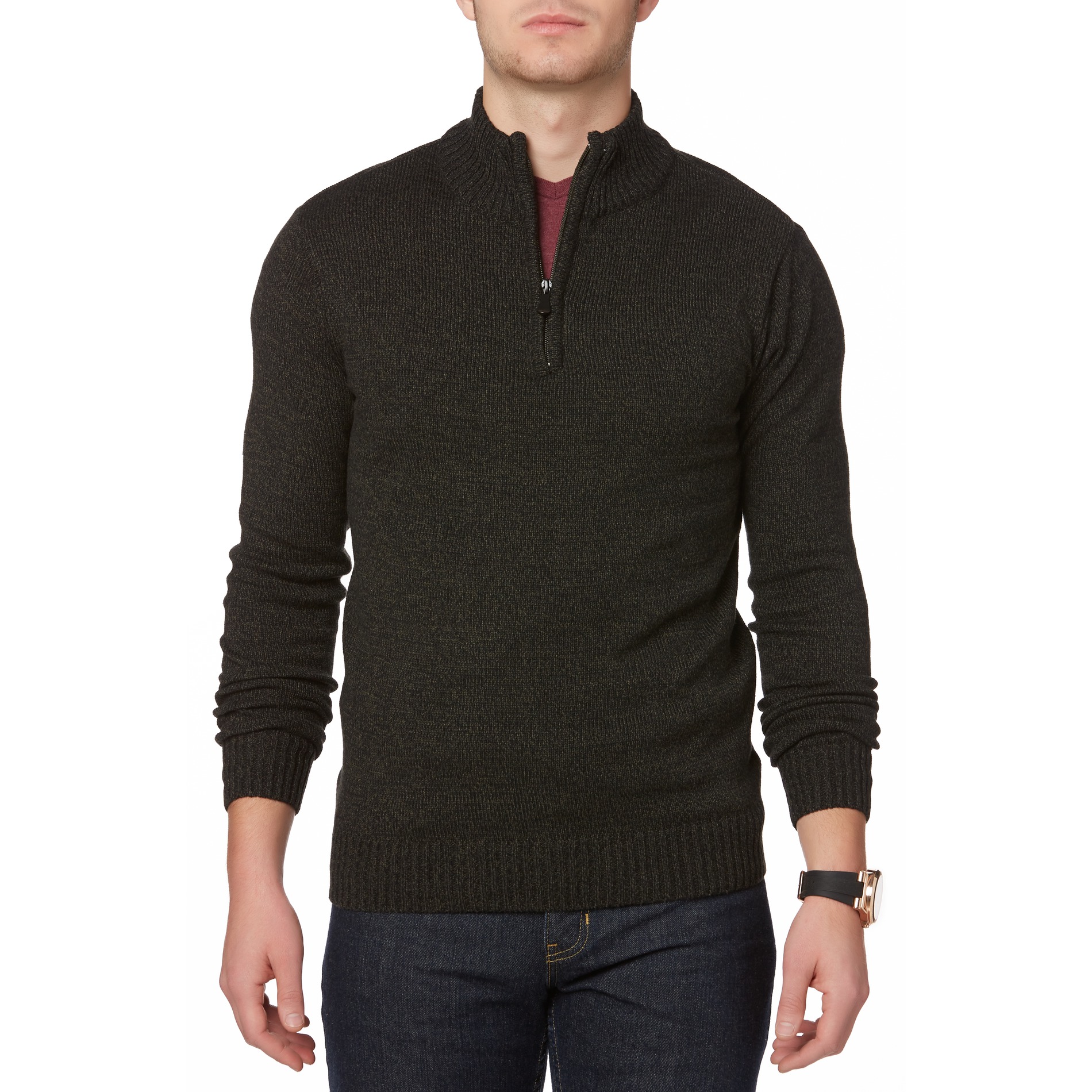 Structure Men's Quarter-Zip Sweater