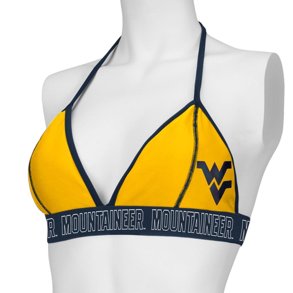NCAA Women's Bikini Swim Top - West Virginia University