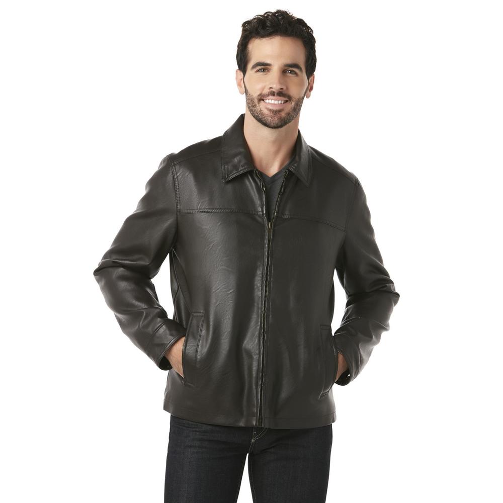 Dockers Men's Premium Synthetic Leather Jacket