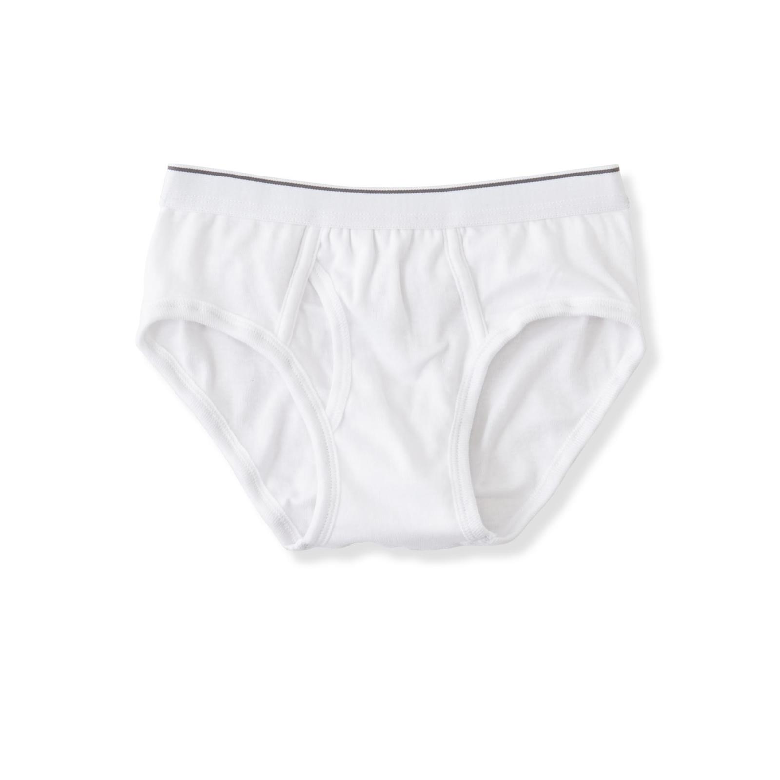 Boys' 5-Pack Briefs, Size: XS, White Boys' 5-Pack Briefs, Size: XS, White