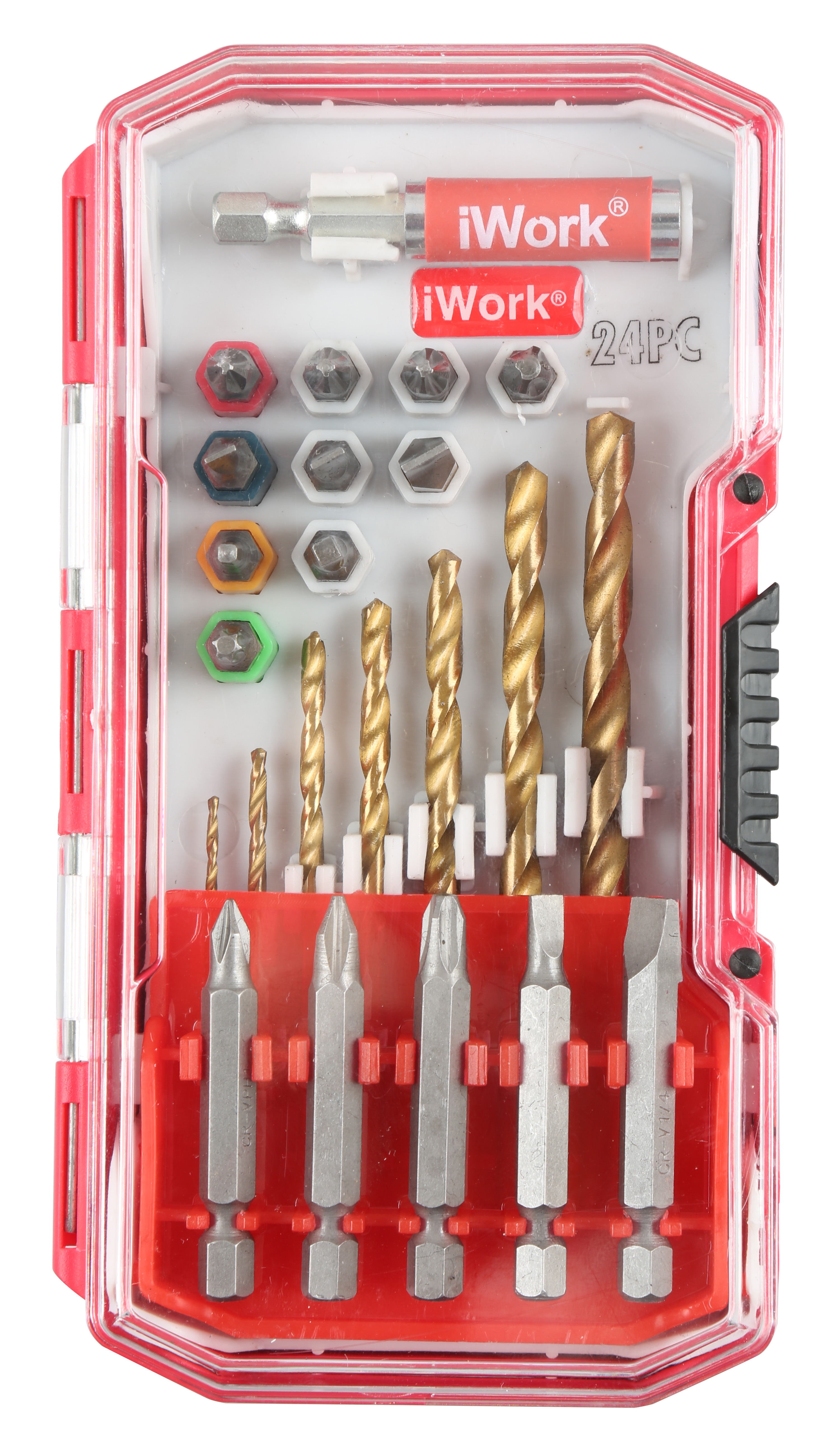iWork 24PC DRILL AND DRIVER BITS SET