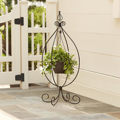 Essential Garden Hanging Basket Plant Stand