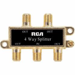 RCA VH49R RCA 4-Way Coaxial Splitter VH49R
