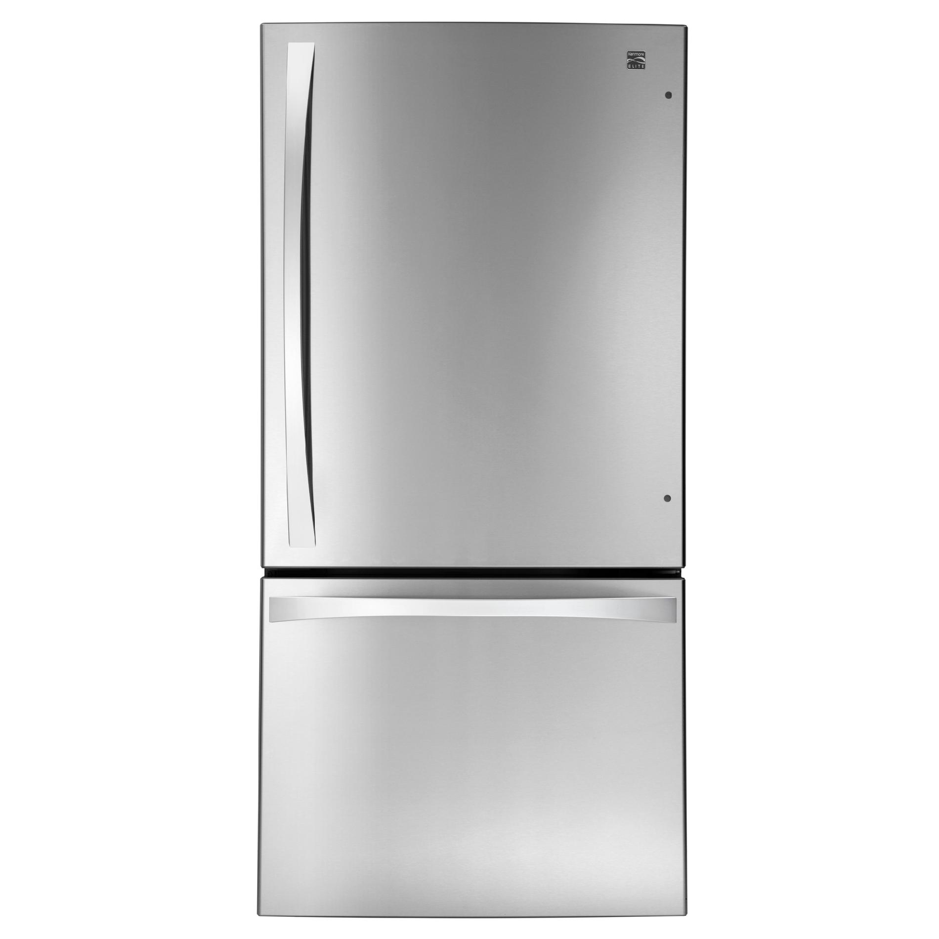 Kenmore Elite 79043 24.1 cu. ft. Stainless Steel Bottom-Freezer Refrigerator