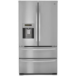Kenmore 72495 26.7 cu. ft. 4-Door French Door Refrigerator with Dual Freezer Drawers, Active Finish