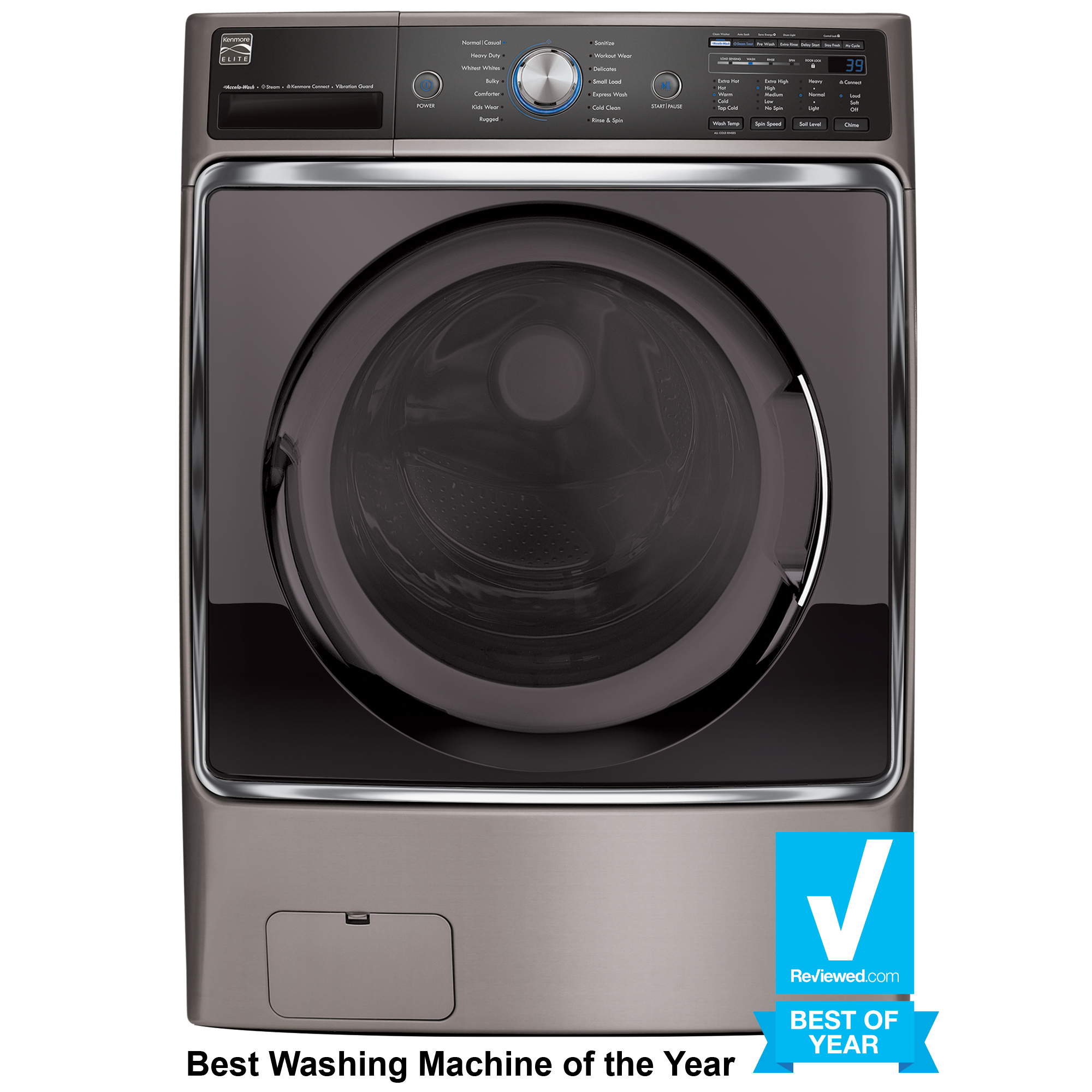 Kenmore Elite 41073 5 2 Cu Ft Front Load Washer With Steam Treat