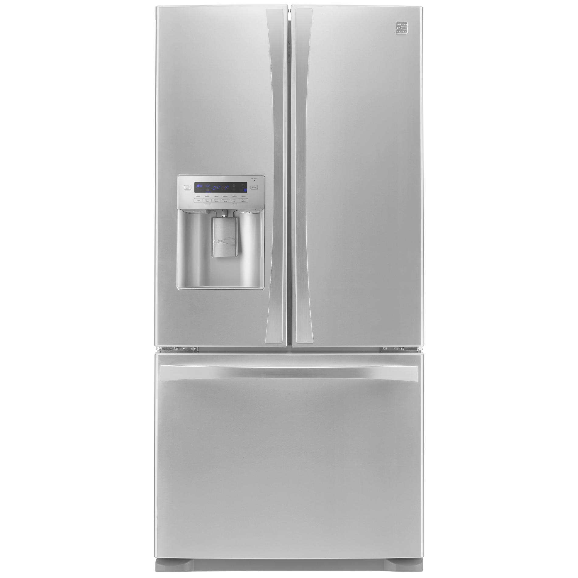Kenmore Elite 73133 24 2 Cu Ft French Door Bottom Freezer