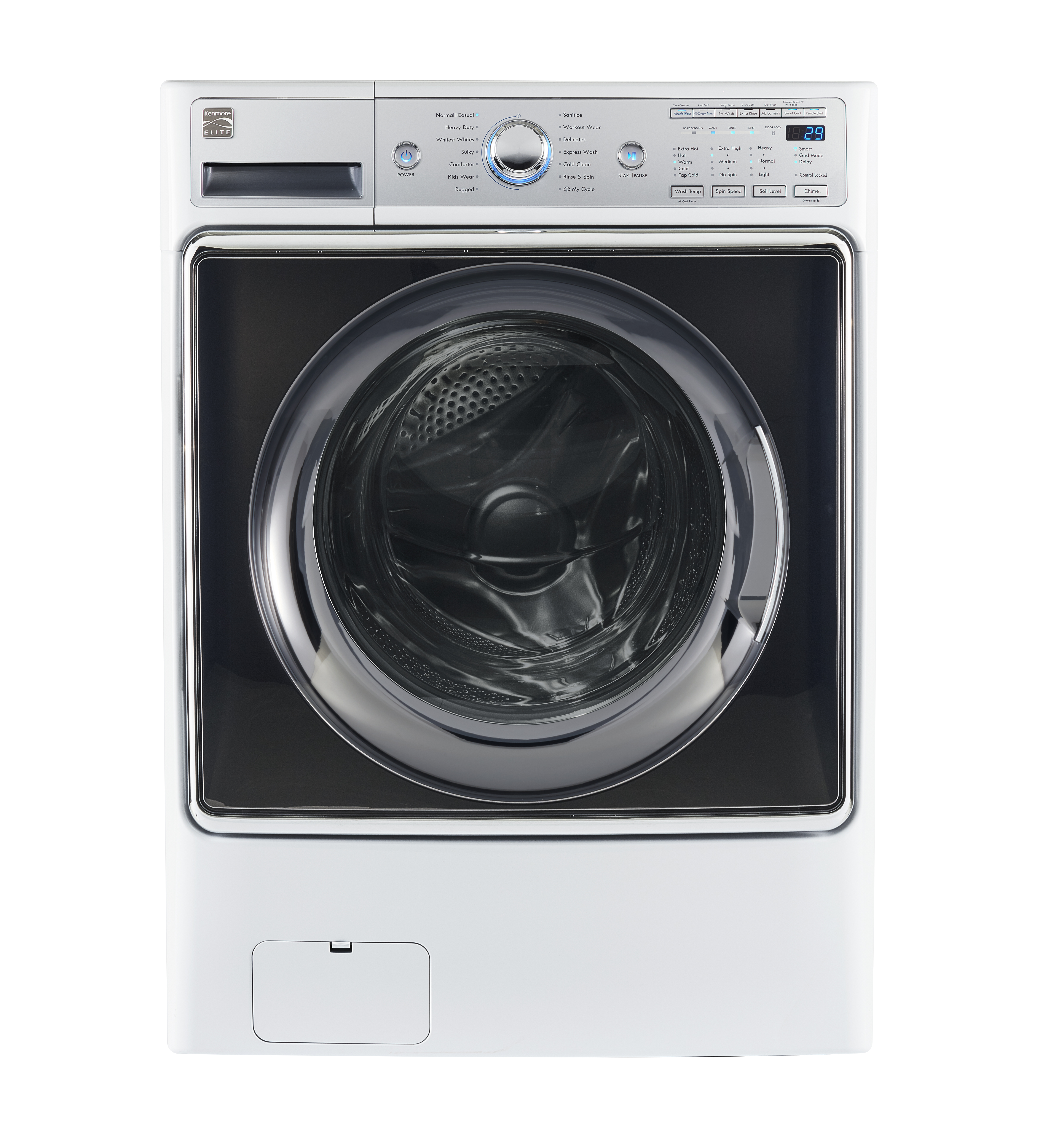 Kenmore Elite 41982 5.2 cu. ft. Smart Front-Load Washer with Accela Wash Technology