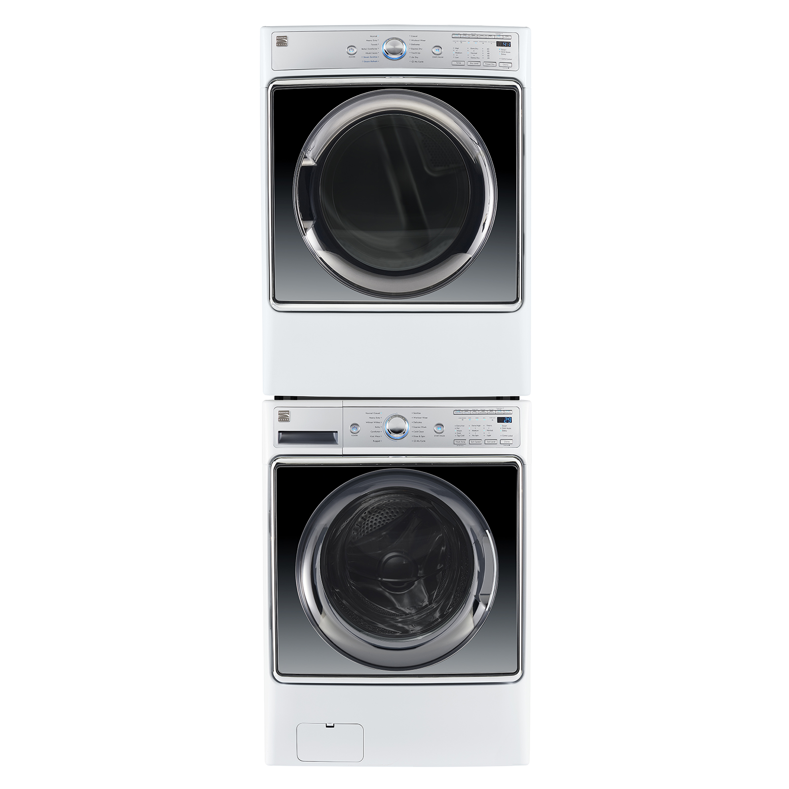 Thumbnail for Kenmore Elite 91982 9.0 cu. ft. Smart Gas Dryer w/ Steam - White