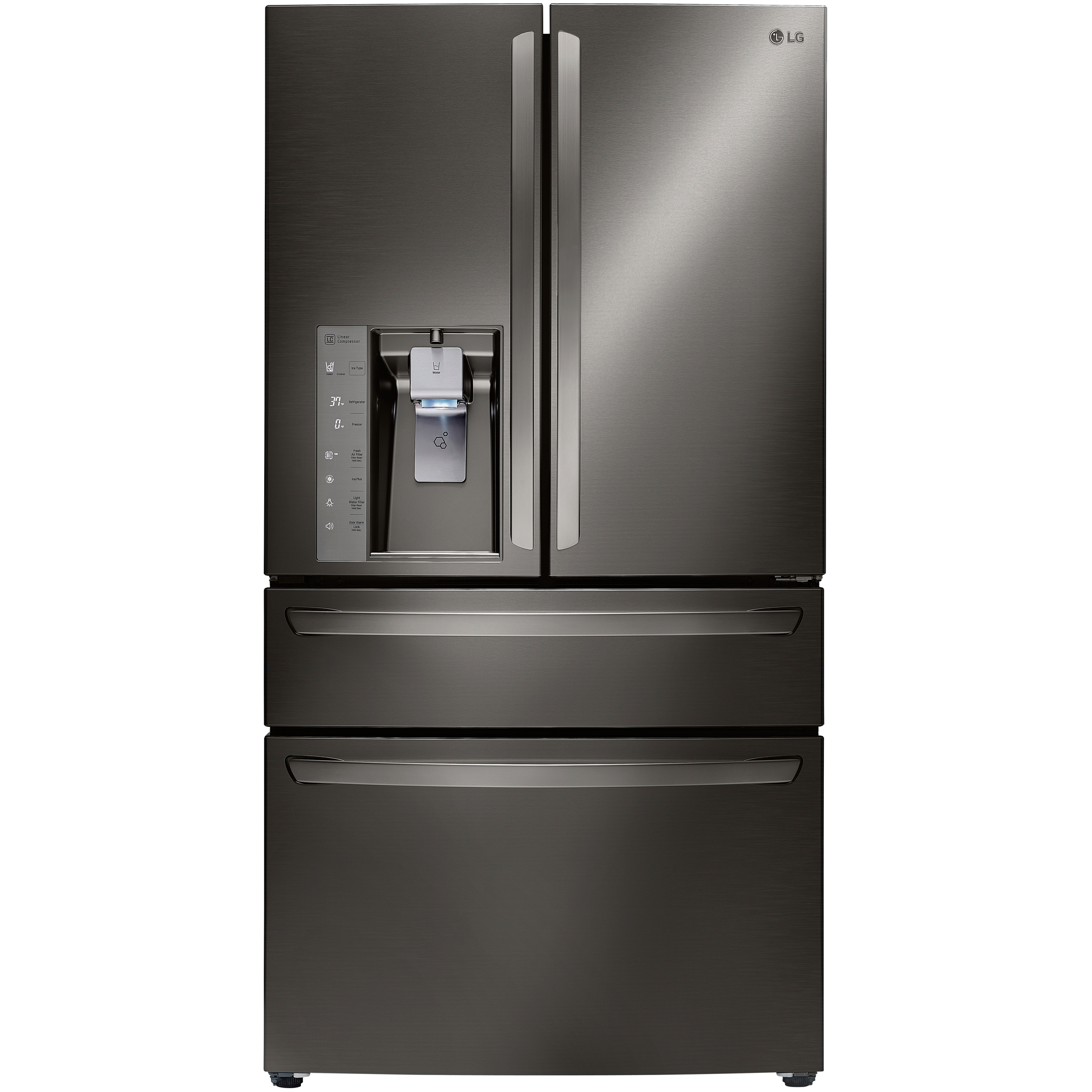 LG LMXC23746D 22.7 cu.ft. French Door CounterDepth Refrigerator Black Stainless Steel