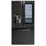 Kenmore Elite 74077 29.6 cu. ft. French Door Refrigerator with PreView Grab-N-Go Door in Black Stainless Finish