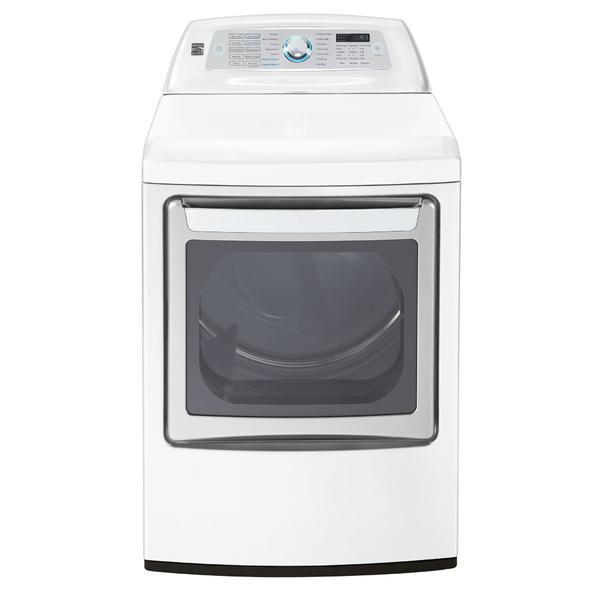 Kenmore Elite 61552 White Electric Dryer w/ DualOpening Door
