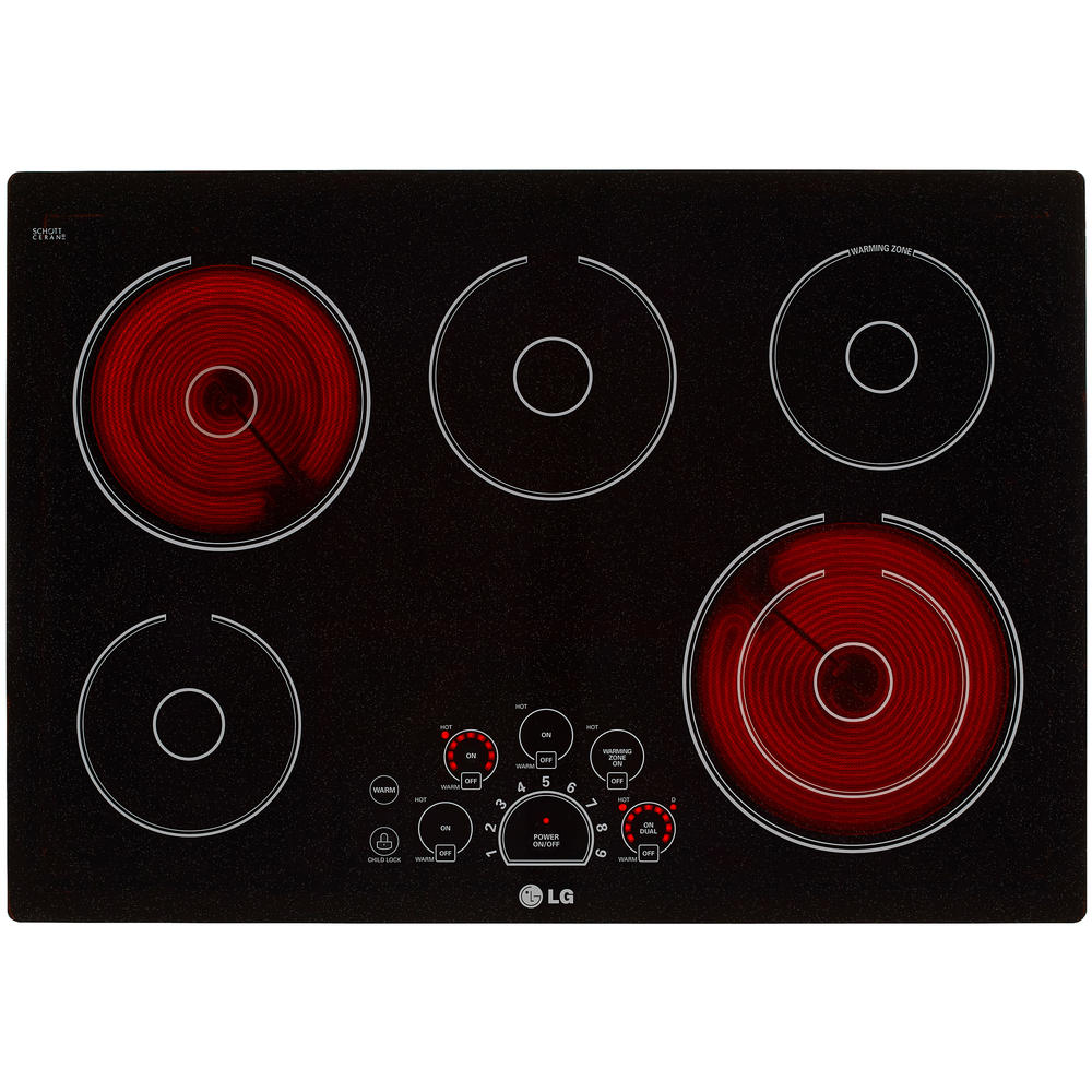 LG LCE3010SB 30" Electric Cooktop