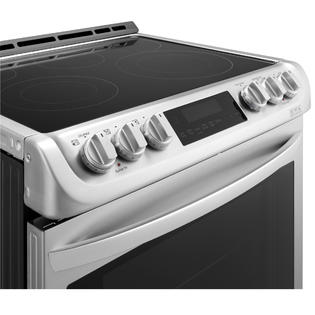 Lg Lse4613st 6 3 Cu Ft Electric Slide In Range W Probake Convection And Easyclean Stainless Steel
