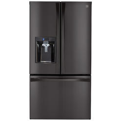 Kenmore Elite 74027 29.8 cu. ft. French Door Bottom-Freezer Refrigerator in Black Stainless Steel
