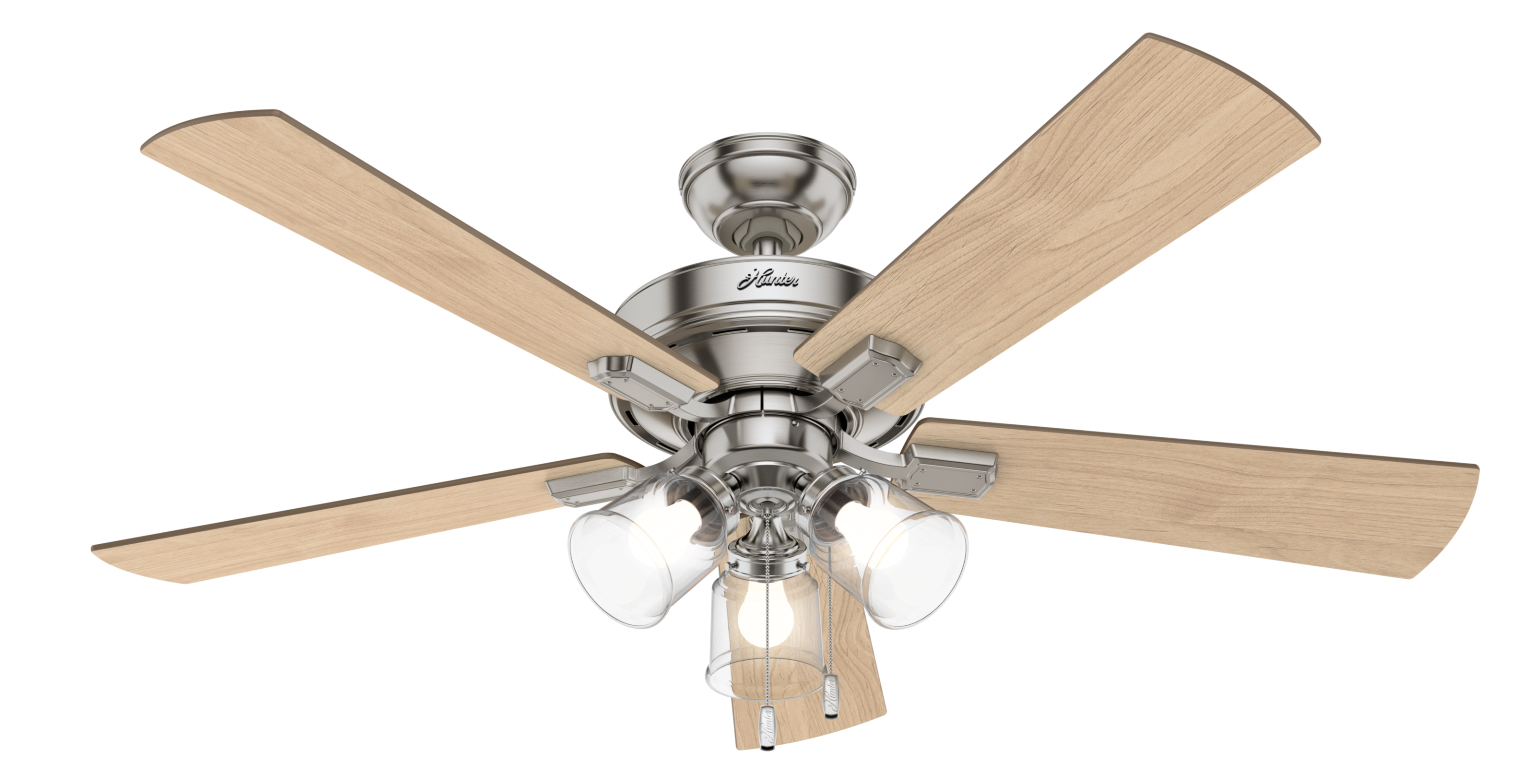 Hunter 52 In Contempo Brushed Nickel Ceiling Fan