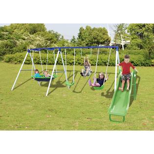Sportspower Outdoor Play Set with Saucer Swing