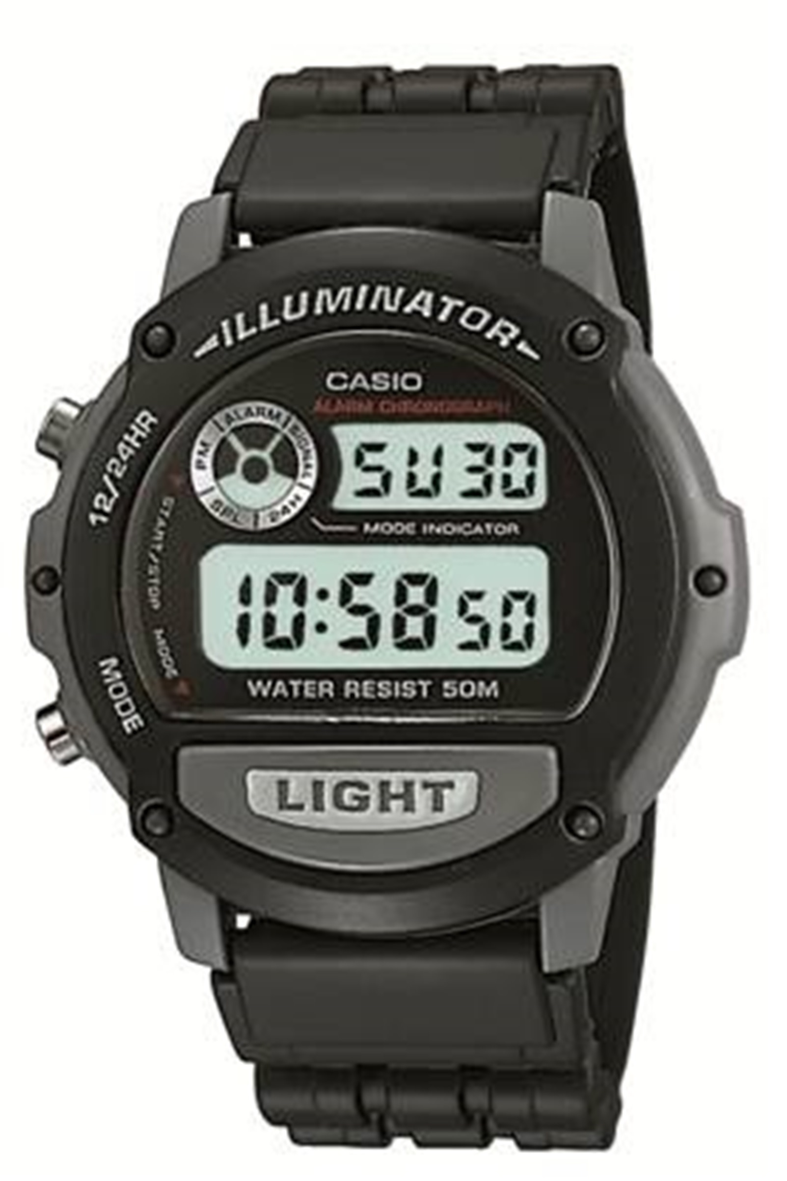 Casio Men's Digital Black Resin Watch