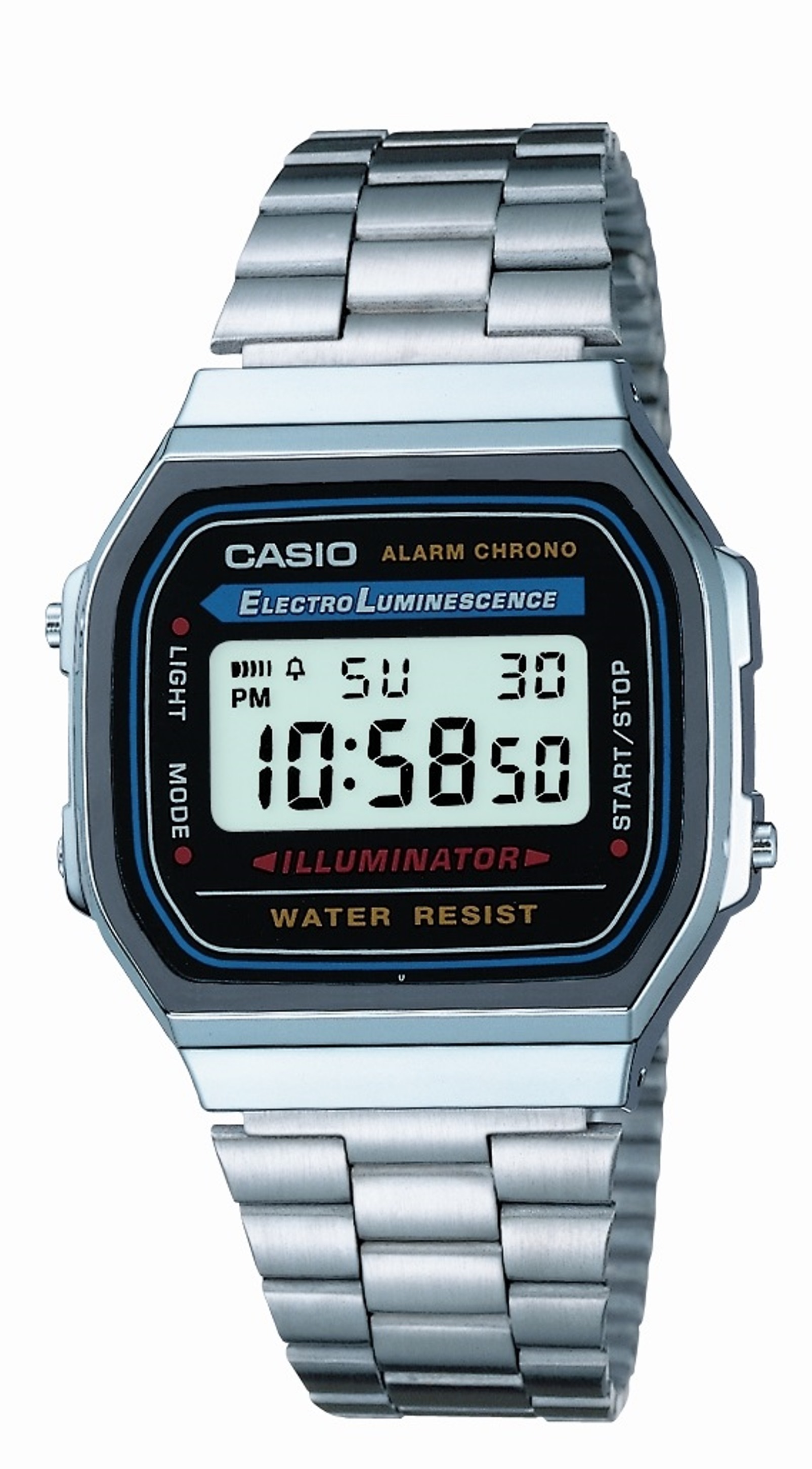 Casio Men's Digital Silver Tone Watch