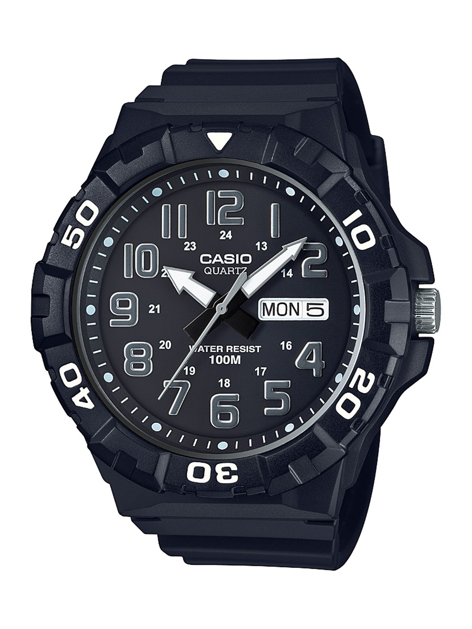 Casio Three Hand Analog Black Watch