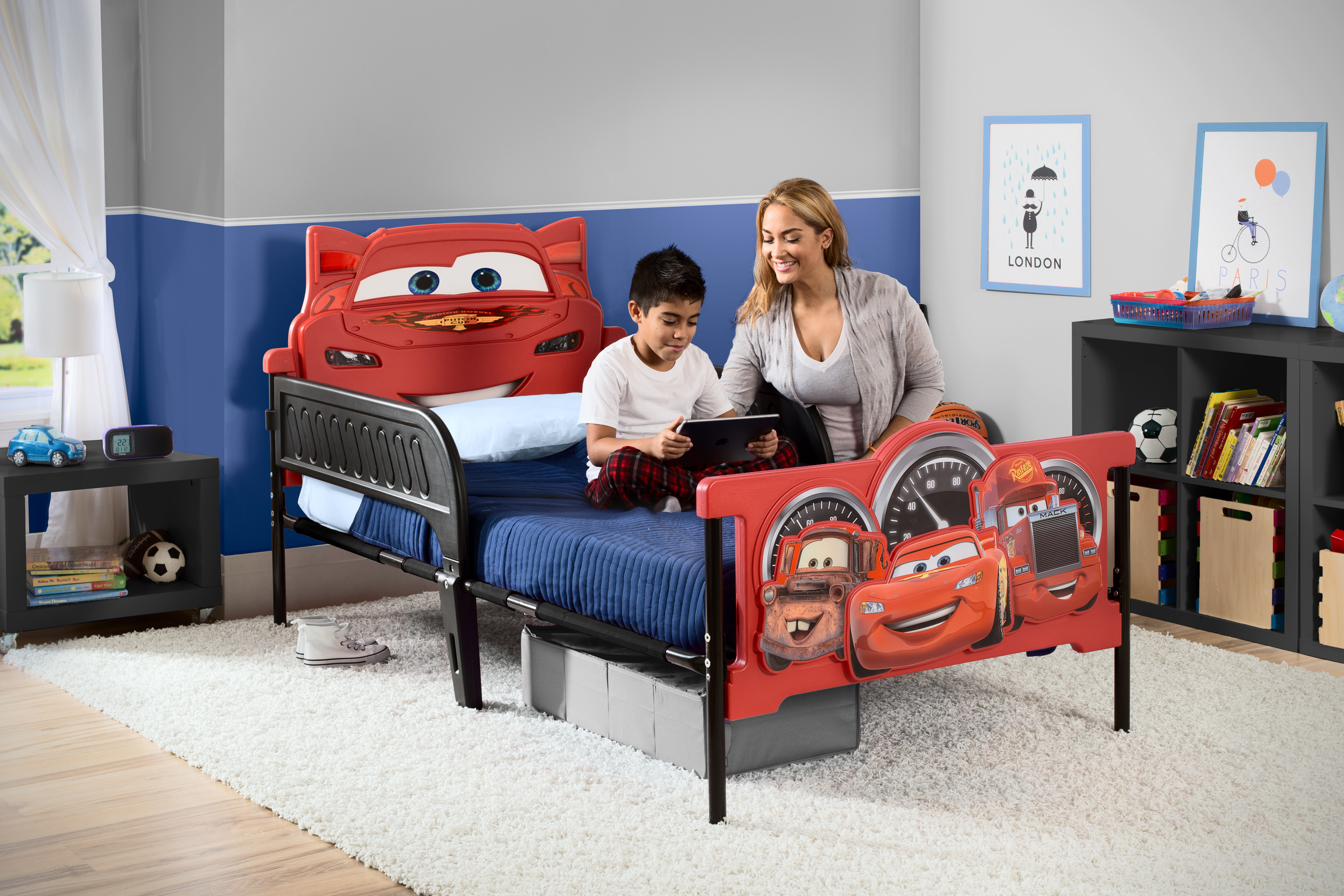Delta Children Cars Plastic 3d Twin Bed, Plastic Twin Bed Frame