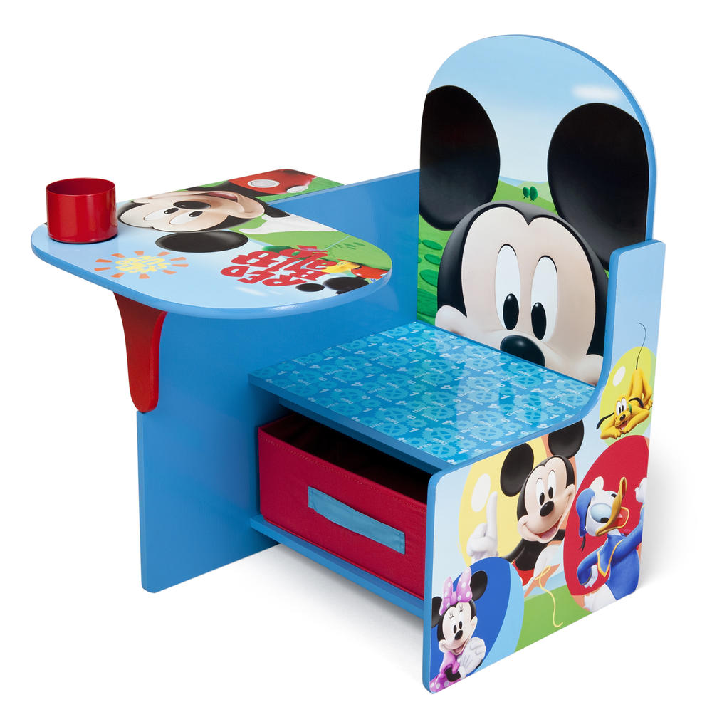 Delta Children Disney Mickey Mouse Chair Desk with Storage Bin