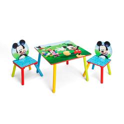 Delta Children Kids Table and Chair Set (2 Chairs Included) - Ideal for Arts & Crafts, Snack Time, Homeschooling, Homework & Mor