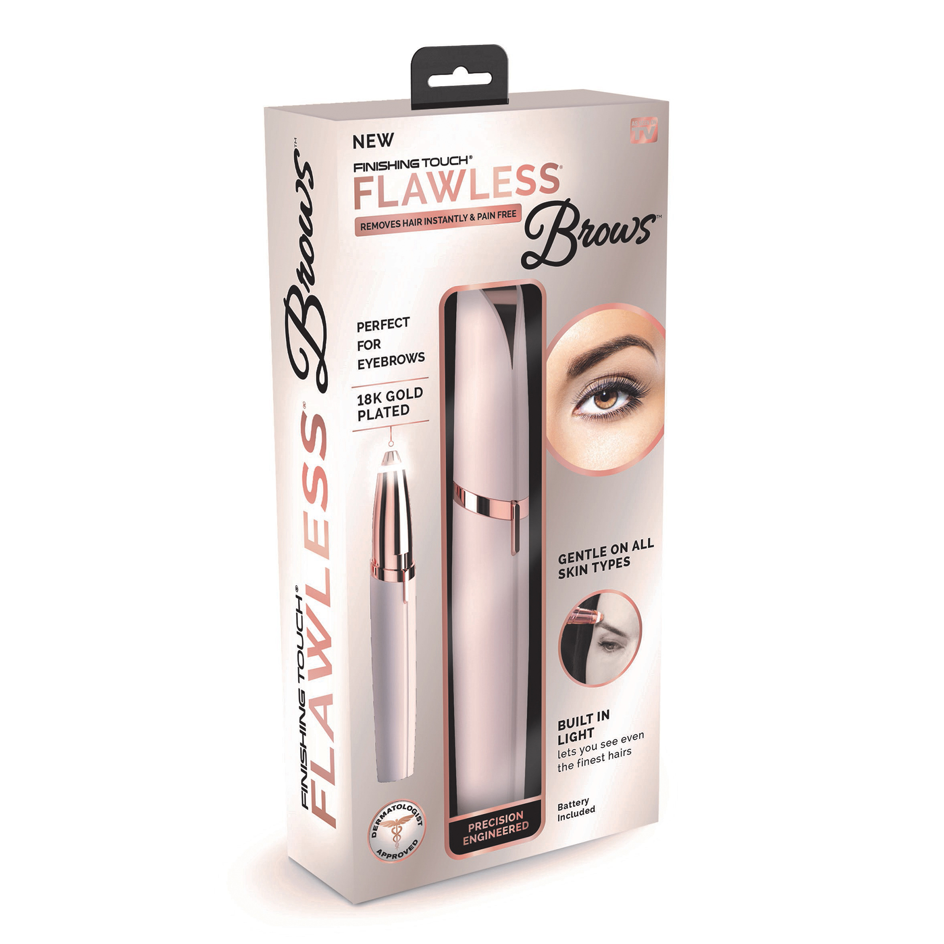 As Seen On TV Finishing Touch Flawless Brows Eyebrow Hair Remover As Seen On TV Finishing Touch Flawless Brows Eyebrow Hair Remover